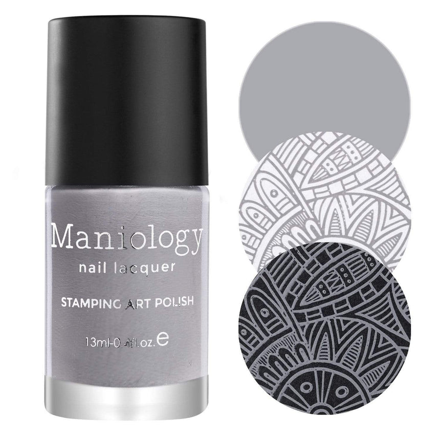 Gray Scale: 3-Piece Gray Stamping Polish Set