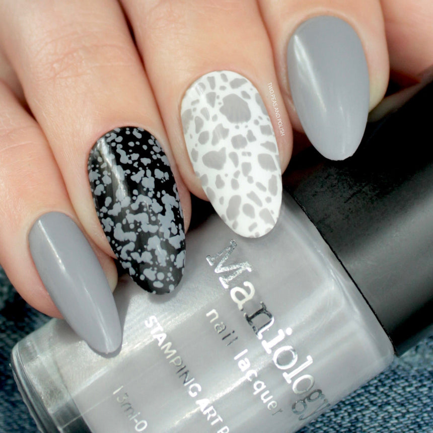 Gray Scale: 3-Piece Gray Stamping Polish Set
