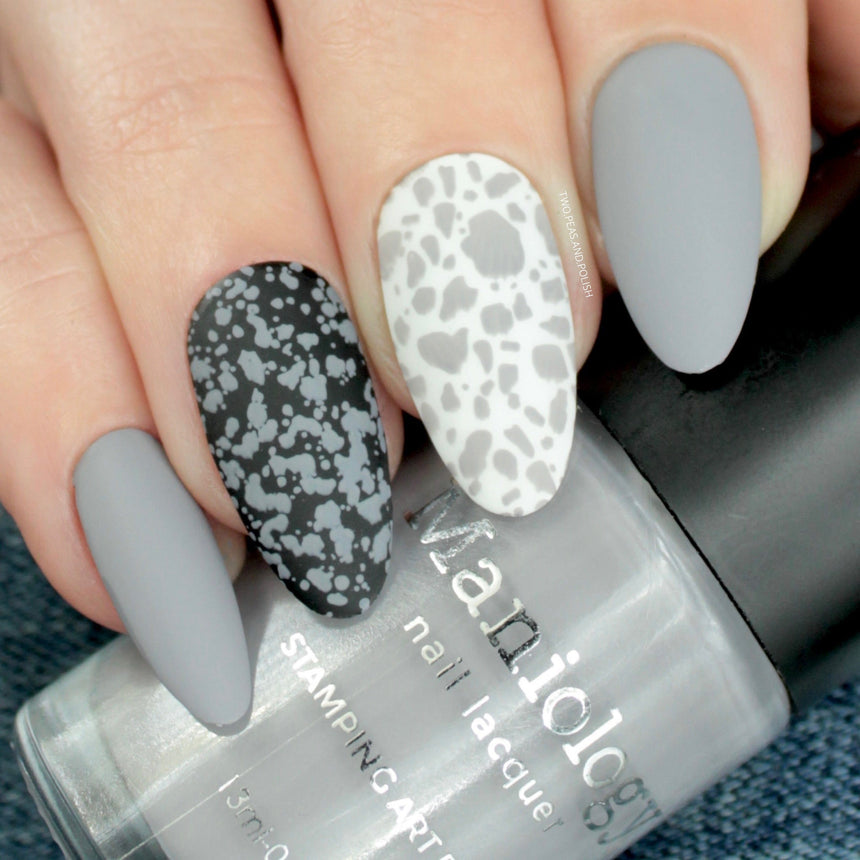 Grey Joy (B181) - Creamy Gray Stamping Polish