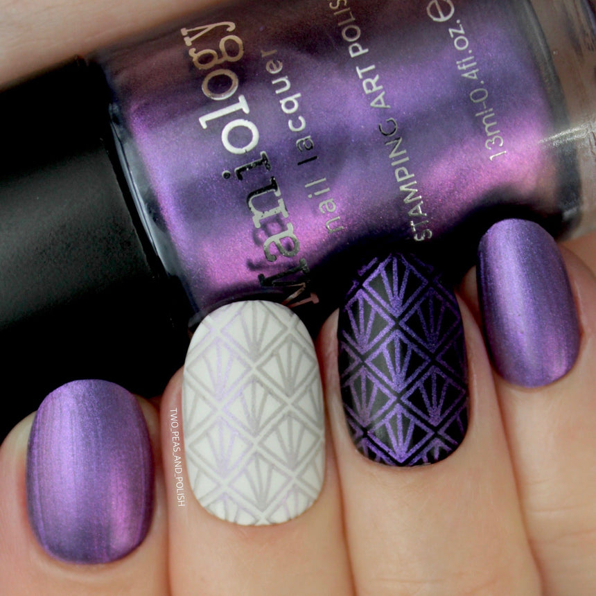 Grimm's Nightfall: Dearest Aurora (B221) - Purple Duochrome Stamping Polish