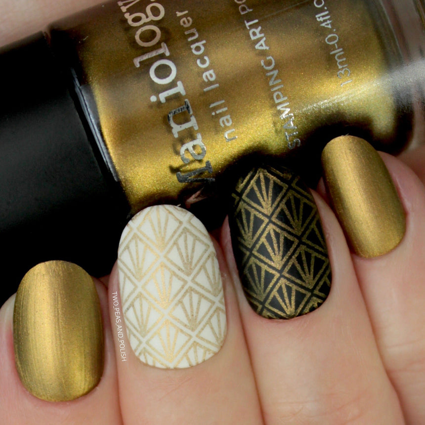 Grimm's Nightfall: Soulless (B225) - Dark Bronze Duochrome Stamping Polish