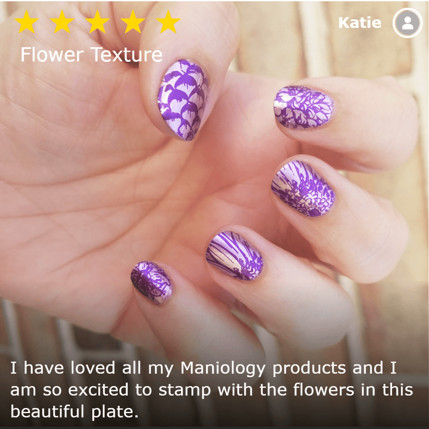 Grow With Love (m179) - Nail Stamping Plate