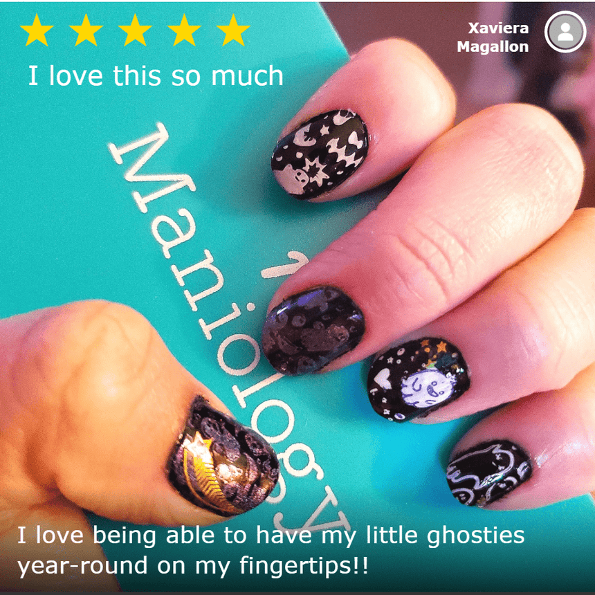 Halloween: Ghosted (m056) - Nail Stamping Plate