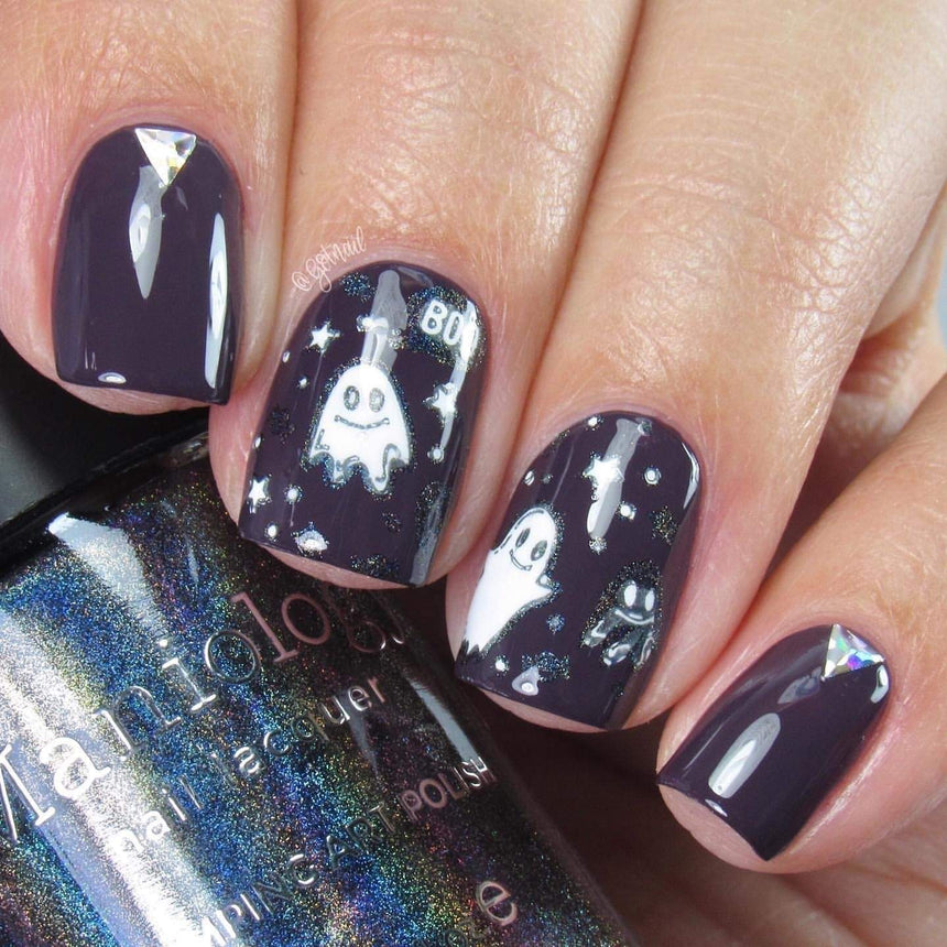 Halloween: Ghosted (m056) - Nail Stamping Plate