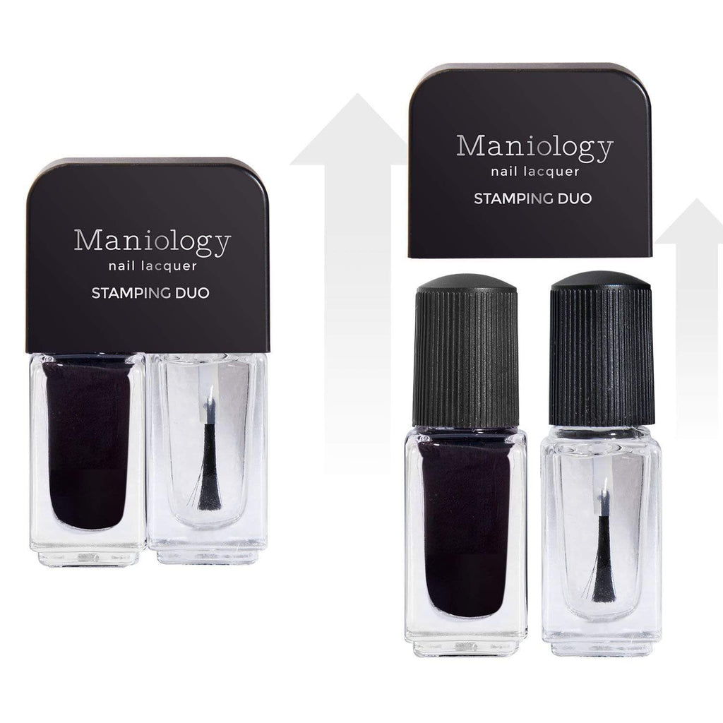 Maniology Halloween Limited Edition Nail Stamping Starter Kit (Plate, Polish, Top Coat, Stamper and Scraper Card)