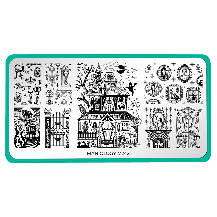 Haunted House (m242) - Nail Stamping Plate