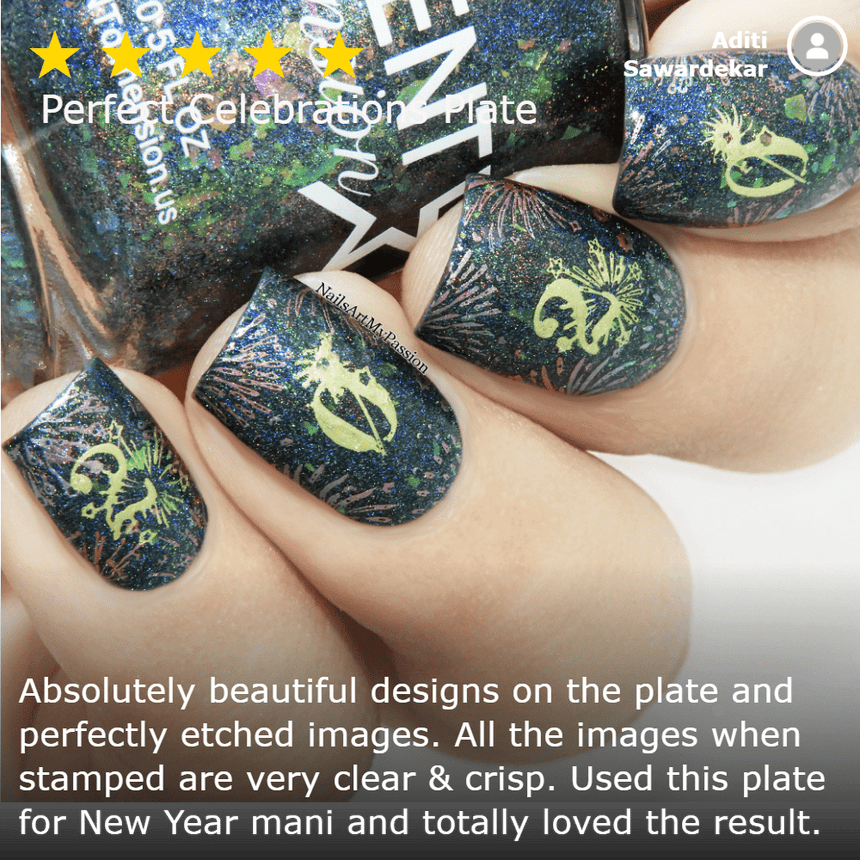 Holiday Occasions: Sparkling Celebration (m042) - Single Plate