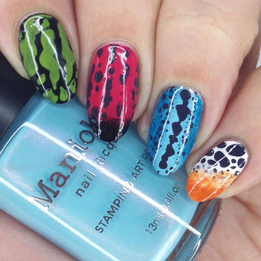 Hop To It (m303) - Nail Stamping Plate