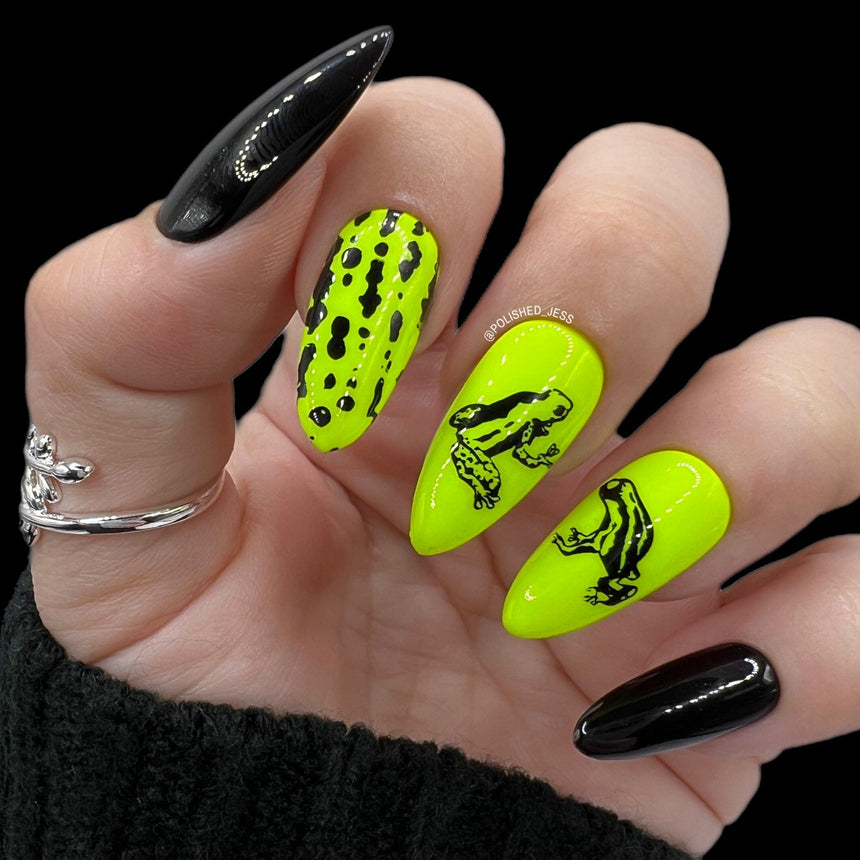 Hop To It (m303) - Nail Stamping Plate