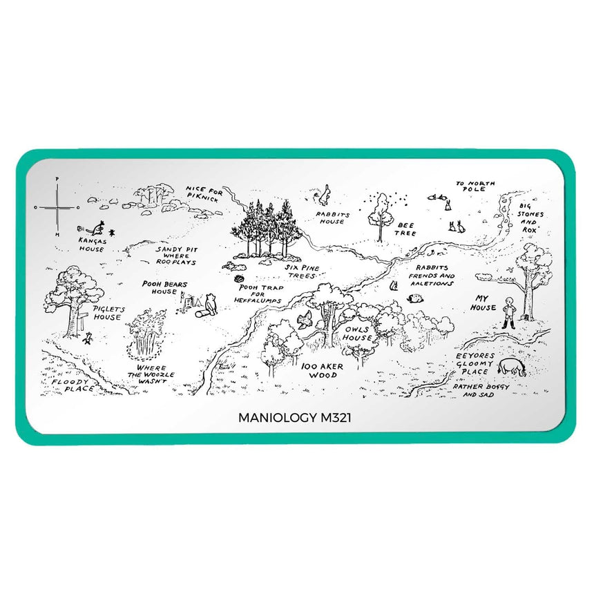 Hundred Acre Wood (M321) - Nail Stamping Plate