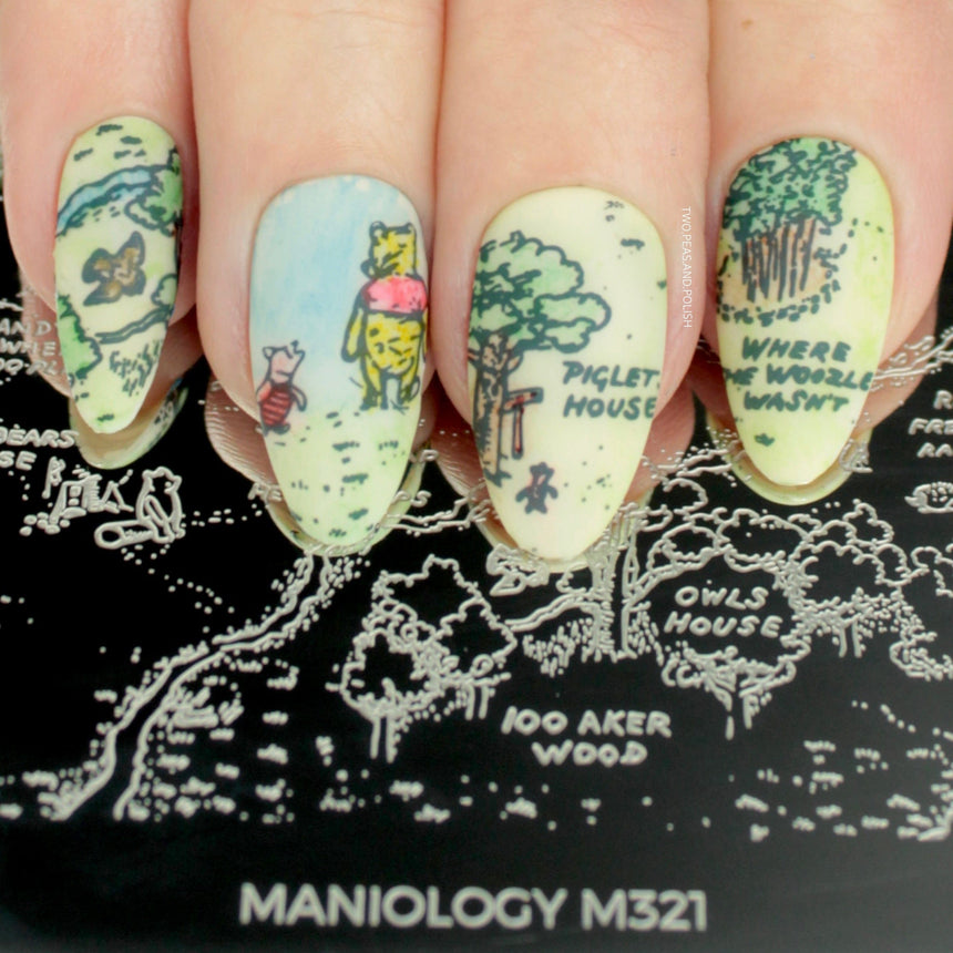 Hundred Acre Wood (M321) - Nail Stamping Plate