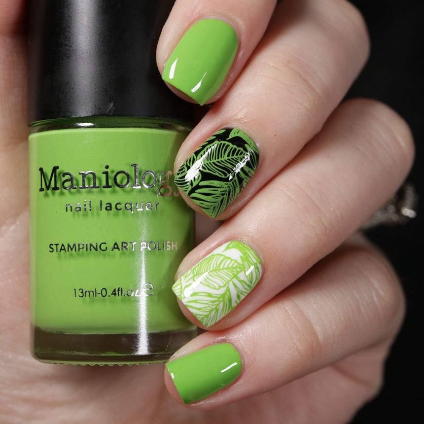 Juicy: Sour Apple (B378) - Light Green Stamping Polish