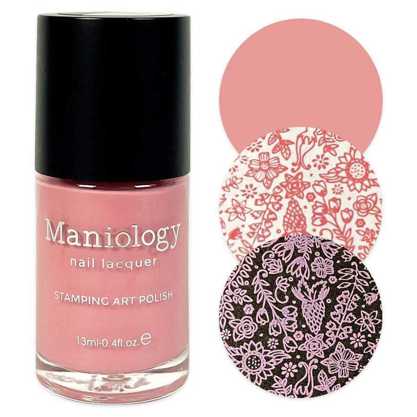 Juicy: Sweet Peach (B376) - Rose Pink Stamping Polish