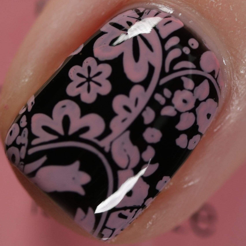 Juicy: Sweet Peach (B376) - Rose Pink Stamping Polish