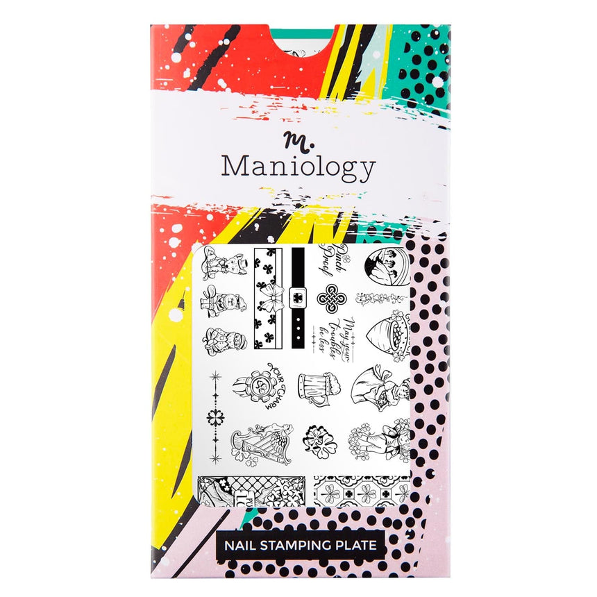 Leprechaun Gold (m286) - Nail Stamping Plate