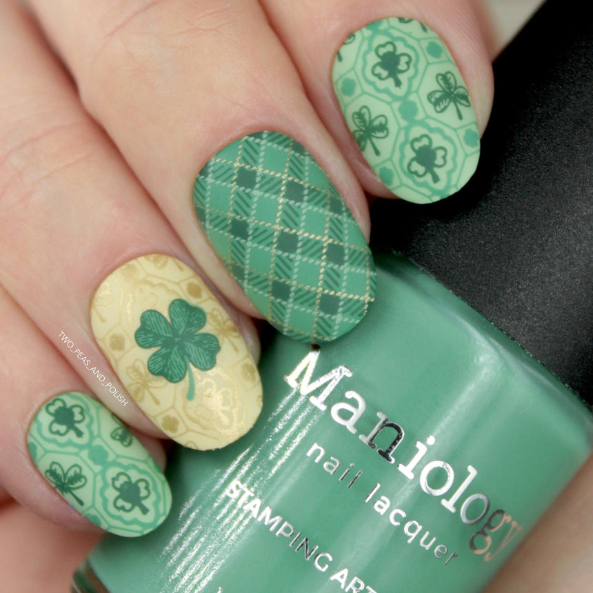 Leprechaun Gold (m286) - Nail Stamping Plate