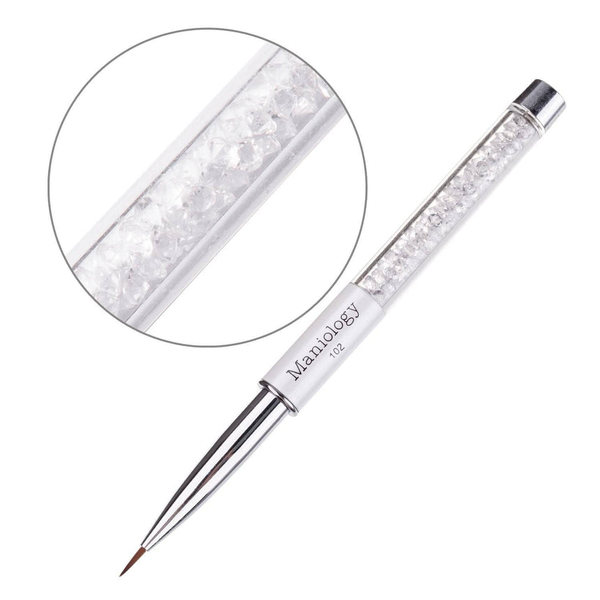 Liner Brush #102 - Premium Nail Art Manicure Brush Line
