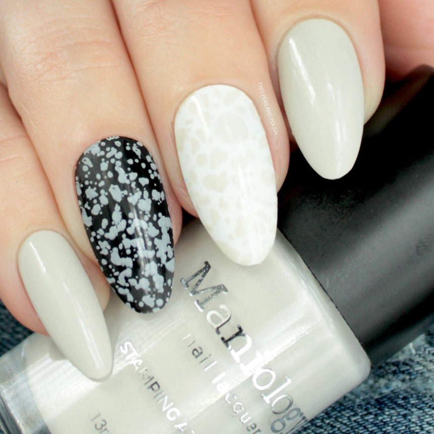 Luna (B327) - Creamy Gray Stamping Polish