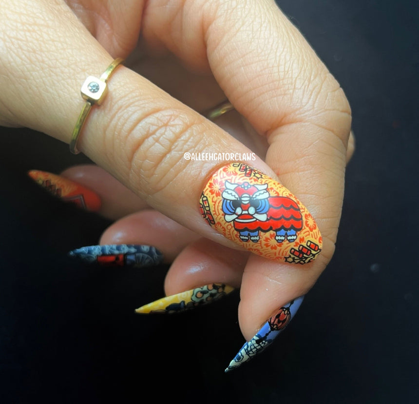 Lunar Zodiac (M343) - Nail Stamping Plate