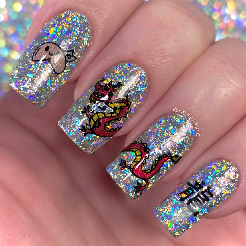 Lunar Zodiac (M343) - Nail Stamping Plate