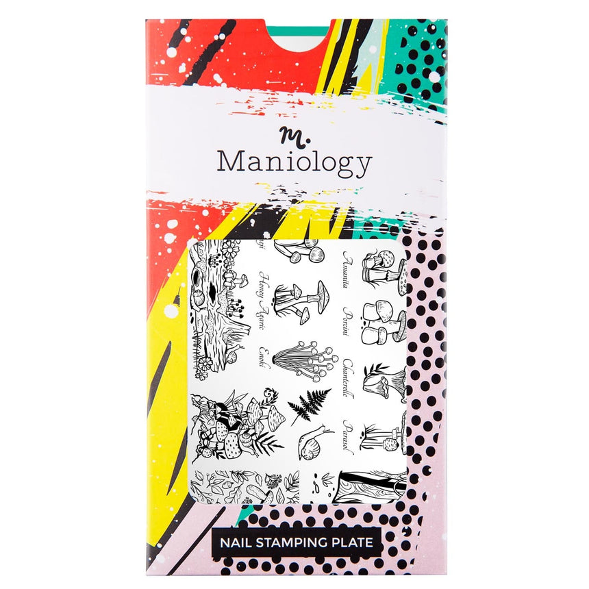 Magic Mushrooms (m280) - Nail Stamping Plate