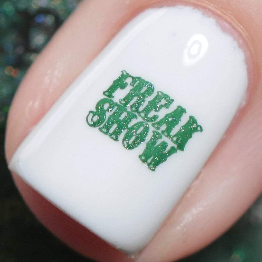 Malice (B400) - Dark Green Sand Stamping Polish