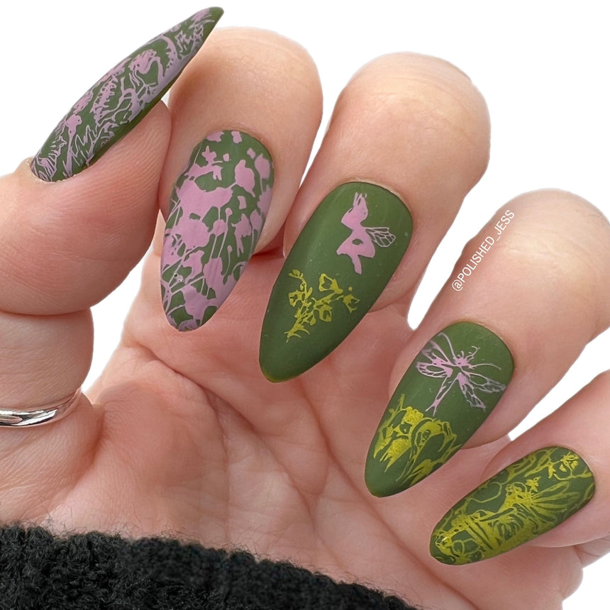 Fae (B470) - Cream Pink Stamping Polish