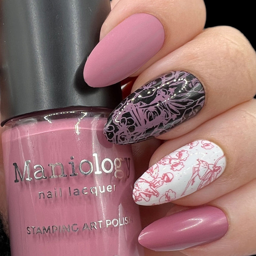 Fae (B470) - Cream Pink Stamping Polish