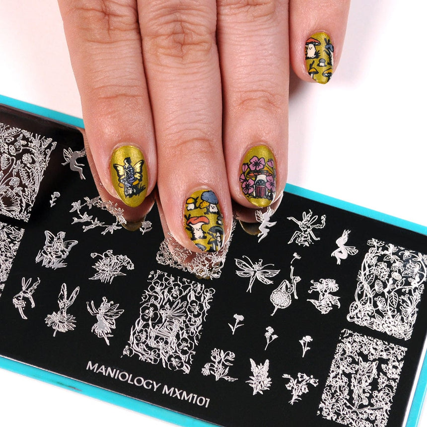 Lacewing (B469) - Metallic Shimmer Green Stamping Polish