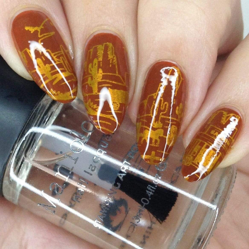 Lasso (B395) - Duochrome Yellow Stamping Polish