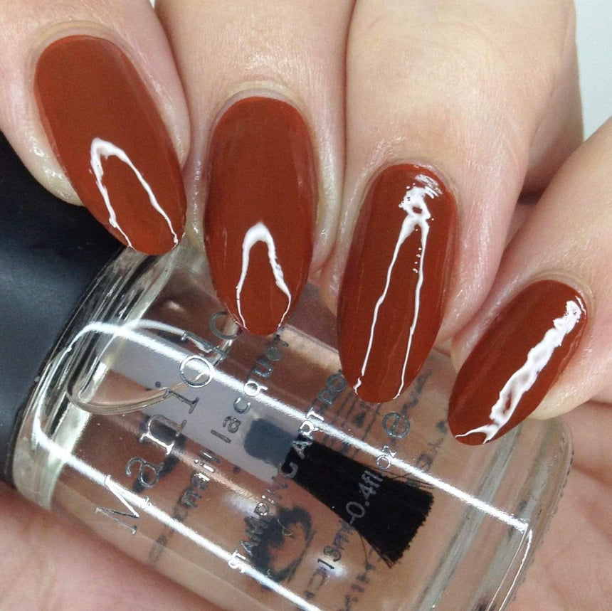 Saddle Up (B396) - Cream Amber Brown Stamping Polish