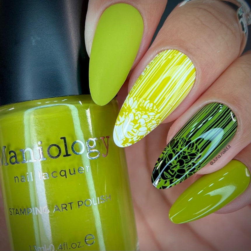 Headliner (B461) - Cream Green Stamping Polish