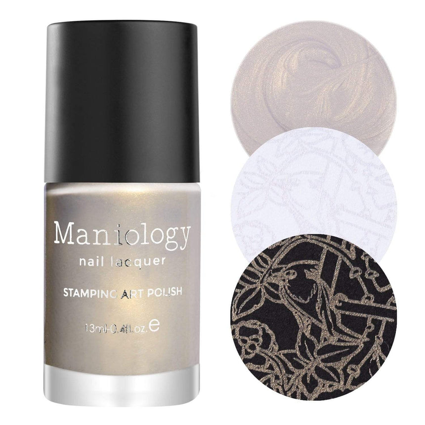 Renaissance (B420) - Pearly Metallic Gold Stamping Polish