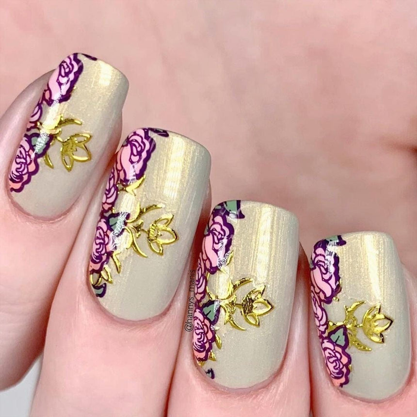 Renaissance (B420) - Pearly Metallic Gold Stamping Polish