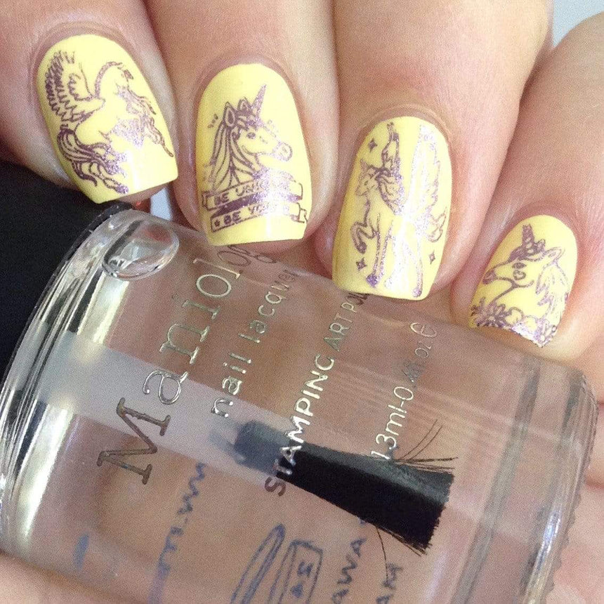 Buttercup (B341) - Creamy Yellow Stamping Polish