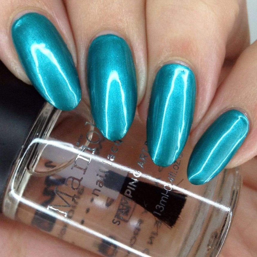 Prana (B397) - Metallic Teal Stamping Polish