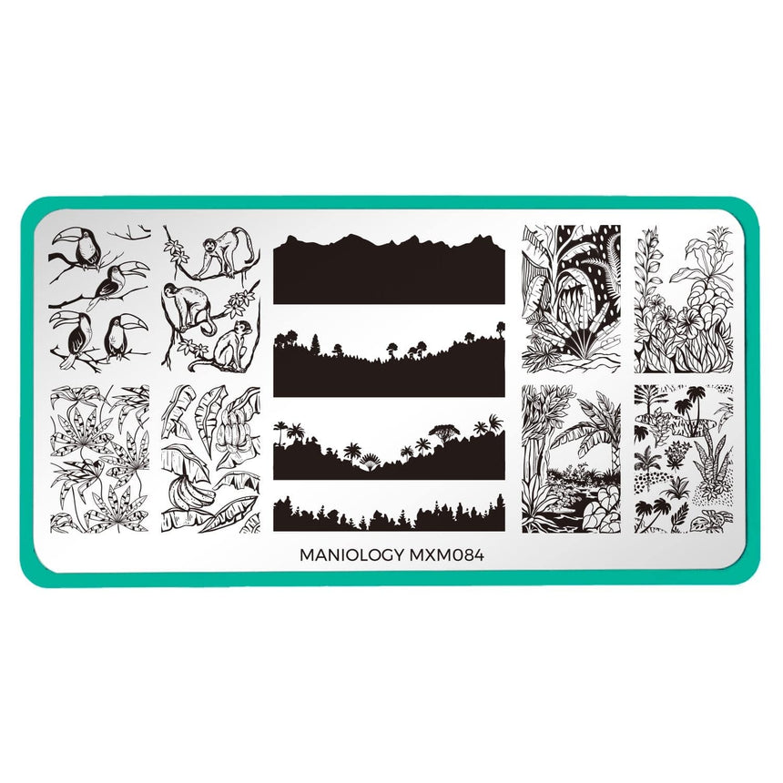 Into the Wild: Treetop Chorus (MXM084) - Nail Stamping Plate