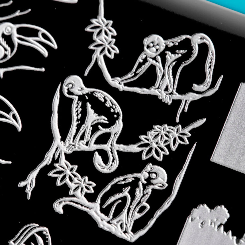 Into the Wild: Treetop Chorus (MXM084) - Nail Stamping Plate