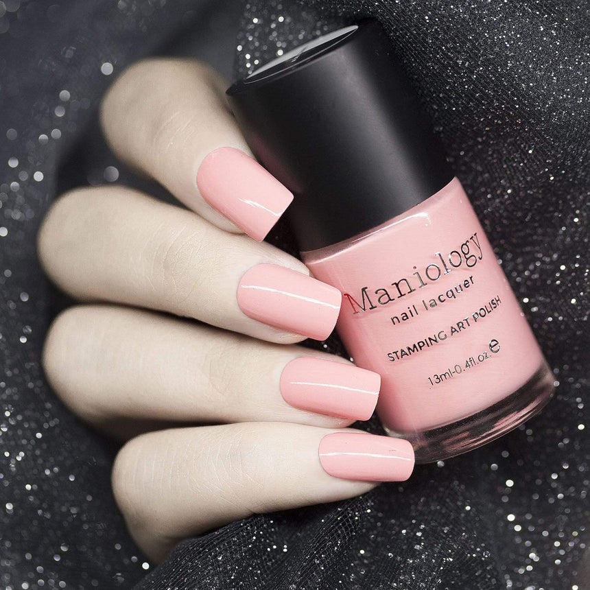 Flashdance (B284) - Pastel Salmon Stamping Polish