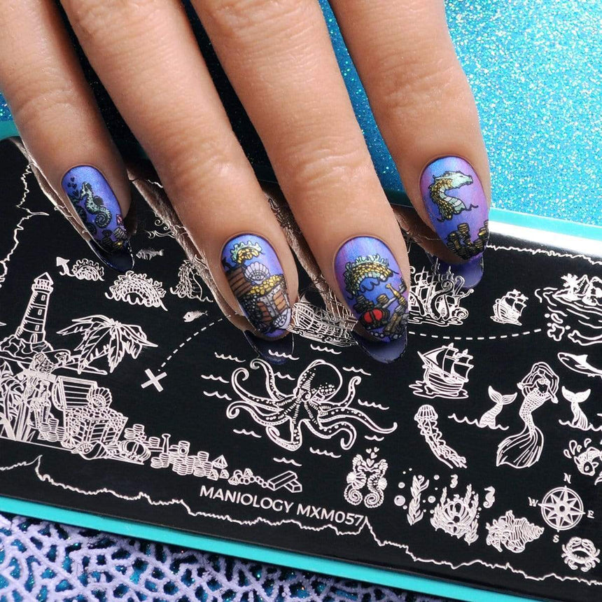 Flotsam (B373) - True Blue Stamping Polish