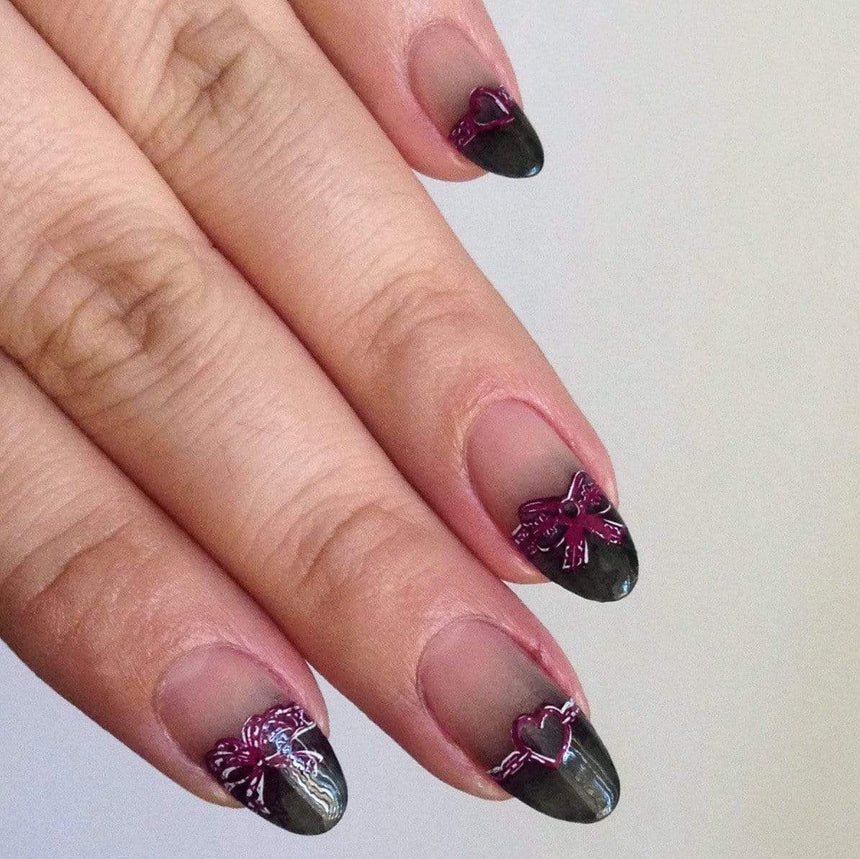 Lace (P112) - Sheer Black Nail Polish