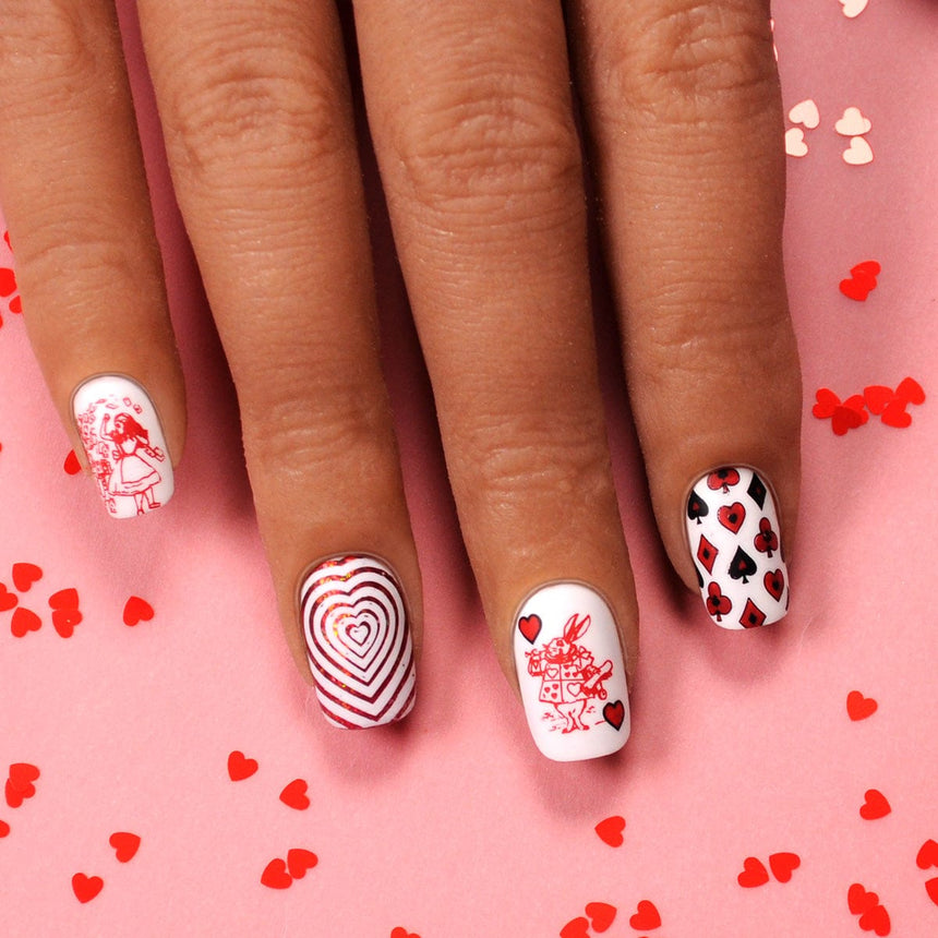 Queen of Hearts (P146) - Red Sheer Nail Polish