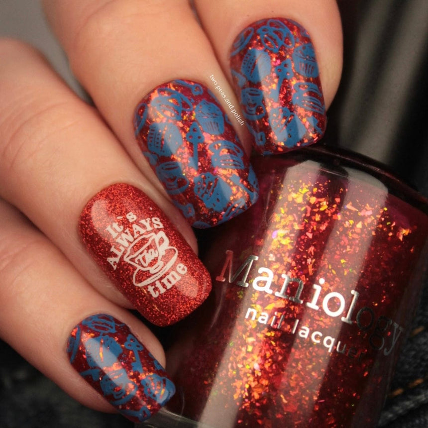 Queen of Hearts (P146) - Red Sheer Nail Polish