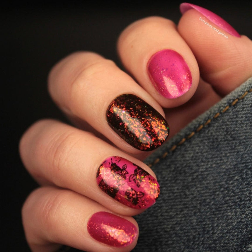 Queen of Hearts (P146) - Red Sheer Nail Polish