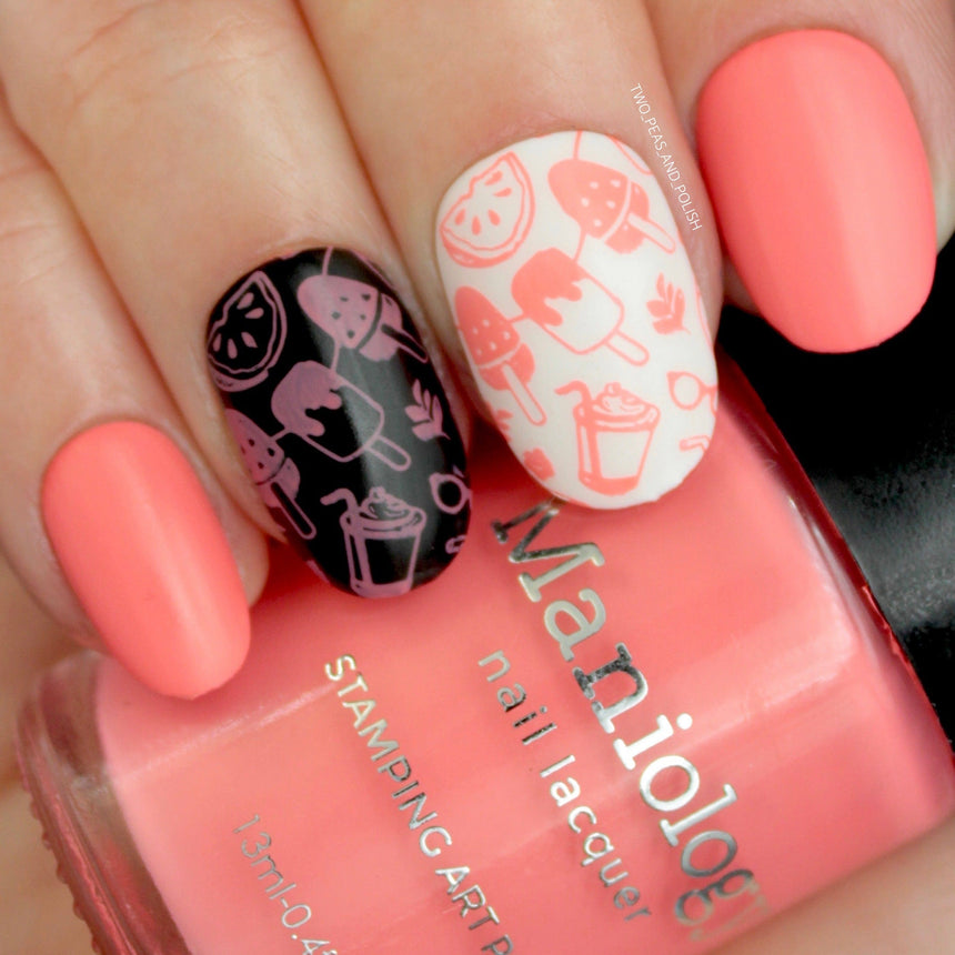 Pool Party: Swim Club (MXM080) - Nail Stamping Plate