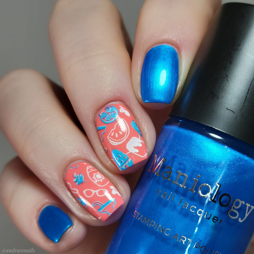 Pool Party: Swim Club (MXM080) - Nail Stamping Plate