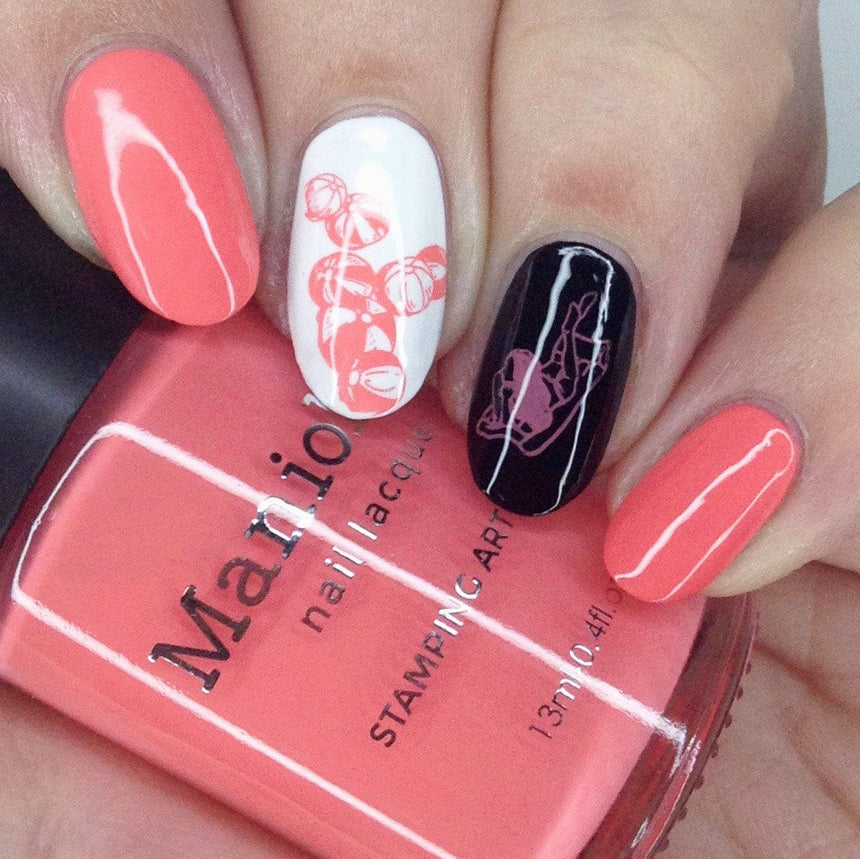 Watermelon Float (B431) - Cream Coral Stamping Polish