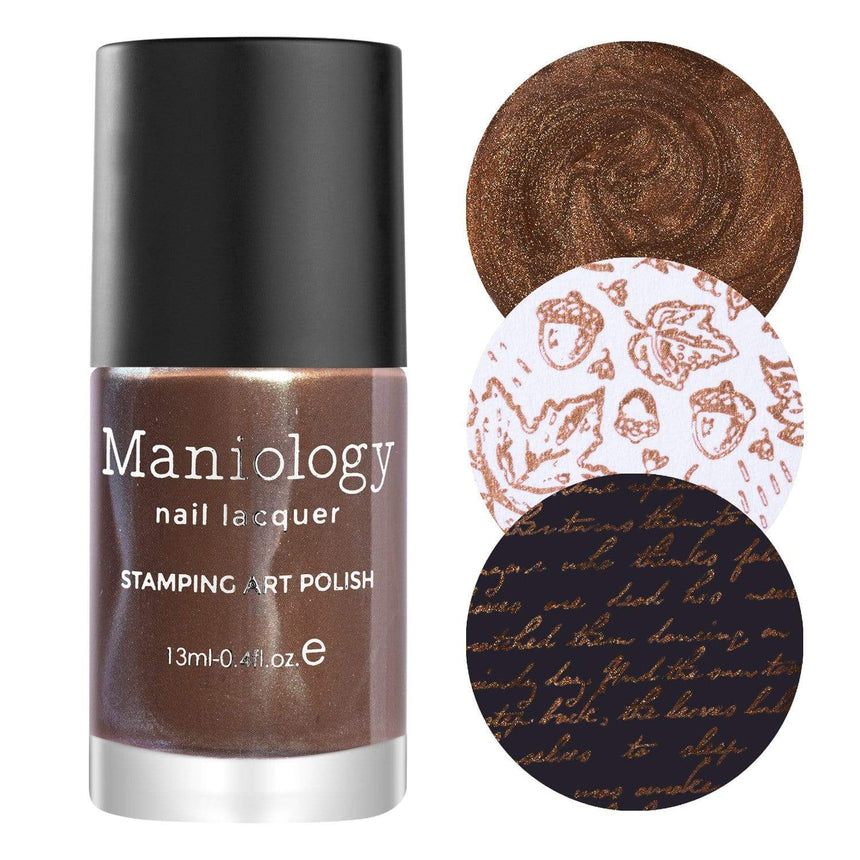 Chestnut ( B406 ) - Duochrome Green Brown Stamping Polish