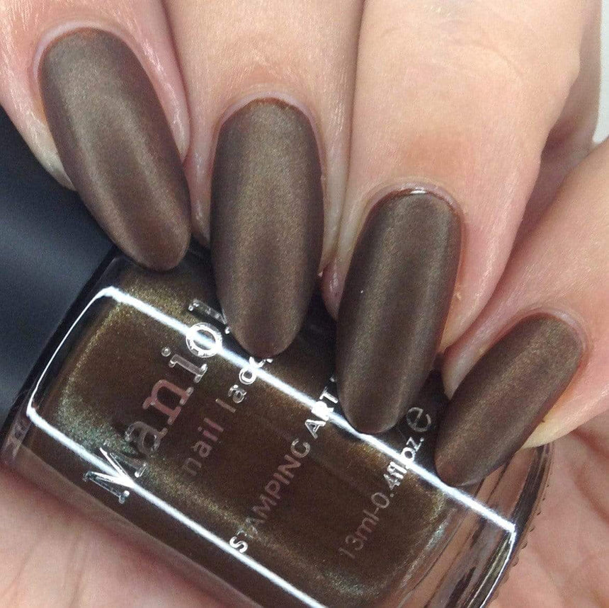 Chestnut ( B406 ) - Duochrome Green Brown Stamping Polish