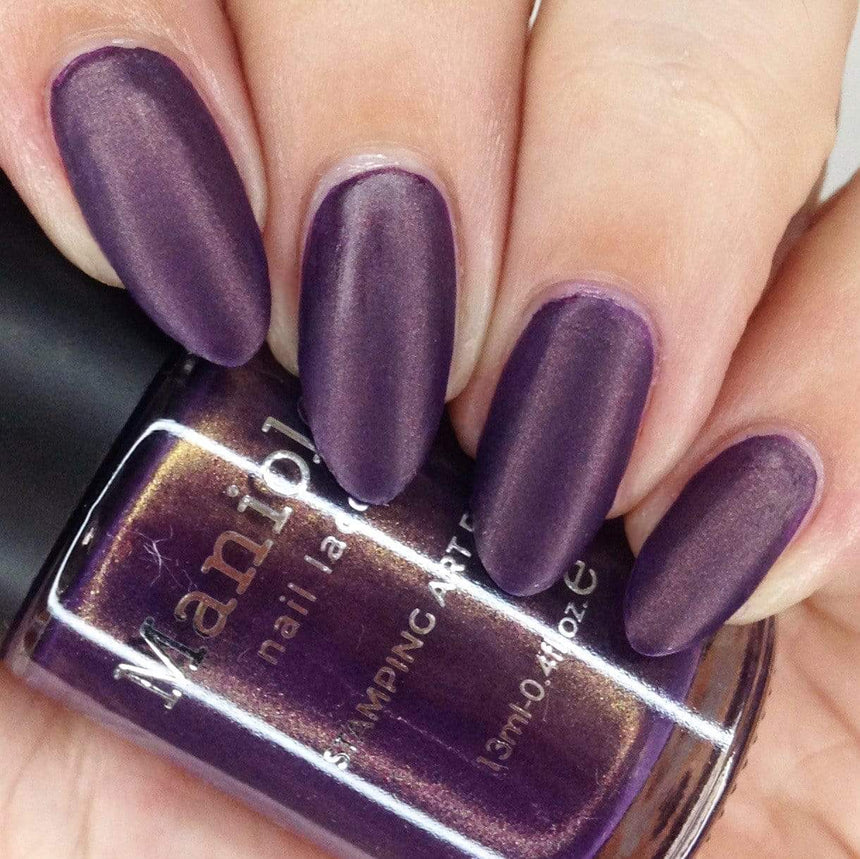 Gloom (B404) - Duochrome Purple Stamping Polish